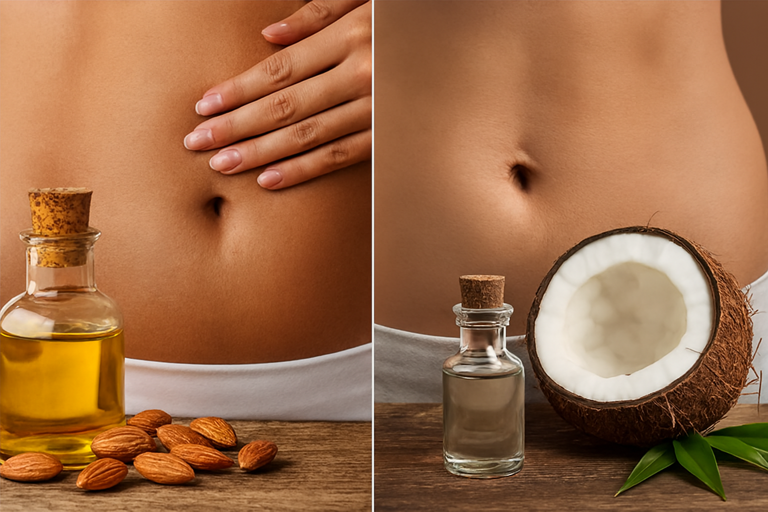 Almond Oil vs. Coconut Oil in Navel: Which is Better for Skin & Health?