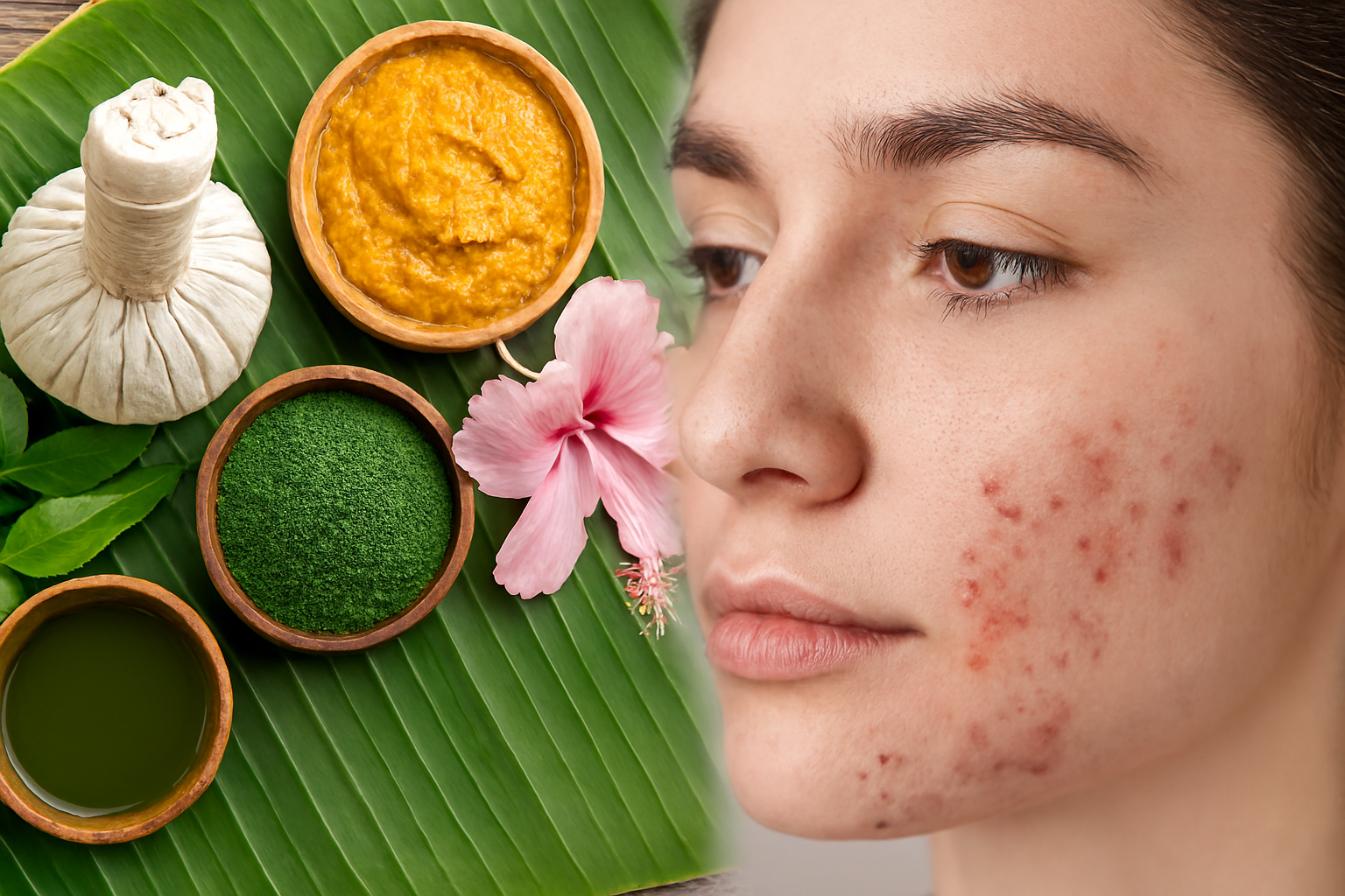 Ayurvedic Treatments to Remove Pimples & Dark Spots Naturally