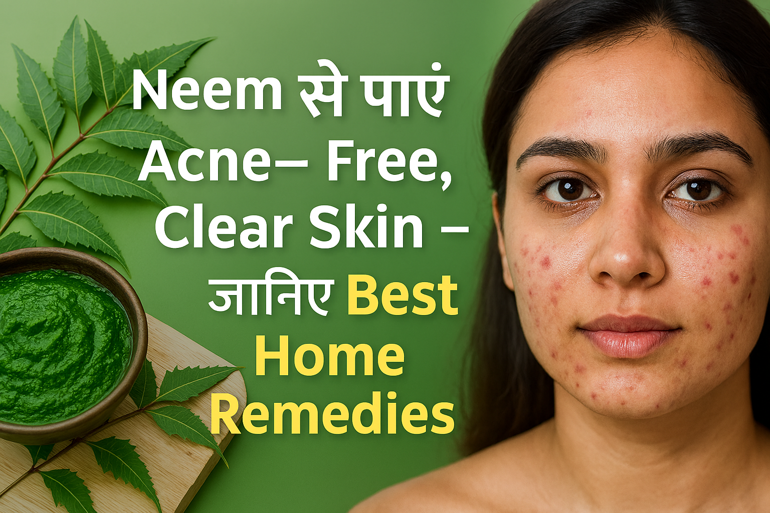 Neem से पाएं Acne-Free, Clear Skin – जानिए Best Home Remedies
