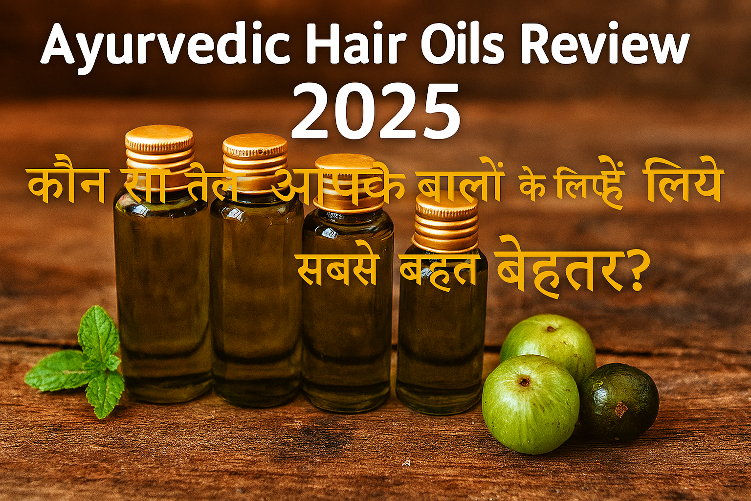 Ayurvedic Hair Oils Review 2025 – कौन सा तेल आपके बालों के लिए है सबसे बेहतर?
